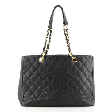 Chanel Grand Shopping Tote Quilted Caviar XL