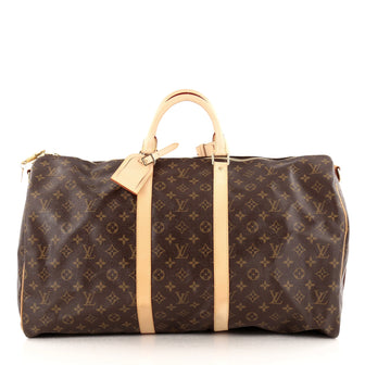 Louis Vuitton Keepall Bandouliere Bag Monogram Canvas 55