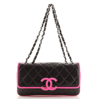 Chanel Divine Flap Bag Quilted Lambskin Medium