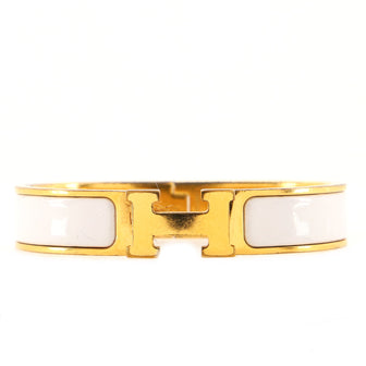 Hermes Clic H Bracelet Enamel Narrow