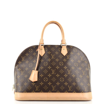 Louis Vuitton Alma Handbag Monogram Canvas GM