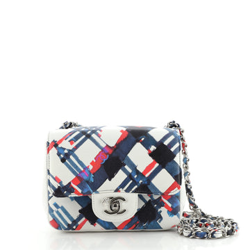 Chanel Airlines CC Flap Bag Printed Leather Mini
