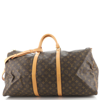 Louis Vuitton Keepall Bandouliere Bag Monogram Canvas 60
