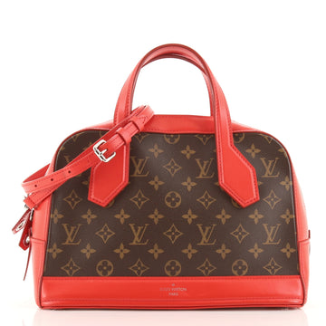Louis Vuitton Dora Handbag Monogram Canvas and Calfskin PM