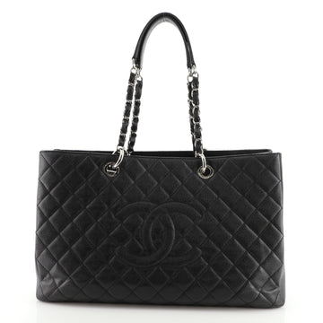 Chanel Grand Shopping Tote Quilted Caviar XL