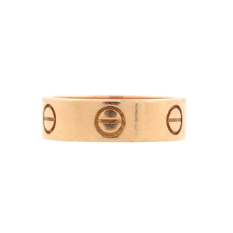 Cartier Love Band Ring 18K Rose Gold