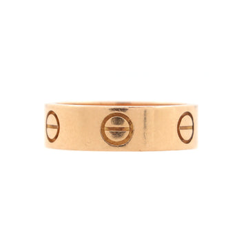 Cartier Love Band Ring 18K Rose Gold