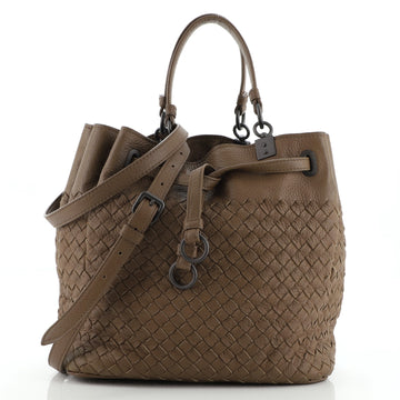 Bottega Veneta Convertible Bucket Bag Intrecciato Nappa Medium