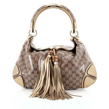 Gucci Indy Hobo GG Coated Canvas Medium