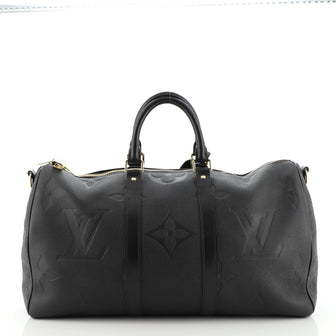 Louis Vuitton Keepall Bandouliere Bag Monogram Empreinte Giant 45