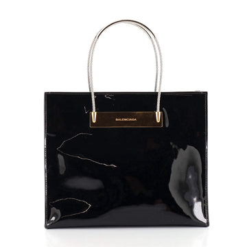 Balenciaga Cable Shopper Tote Patent Small