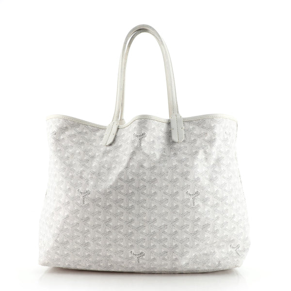 Goyard Saint Louis Tote Coated Canvas PM White 1155041
