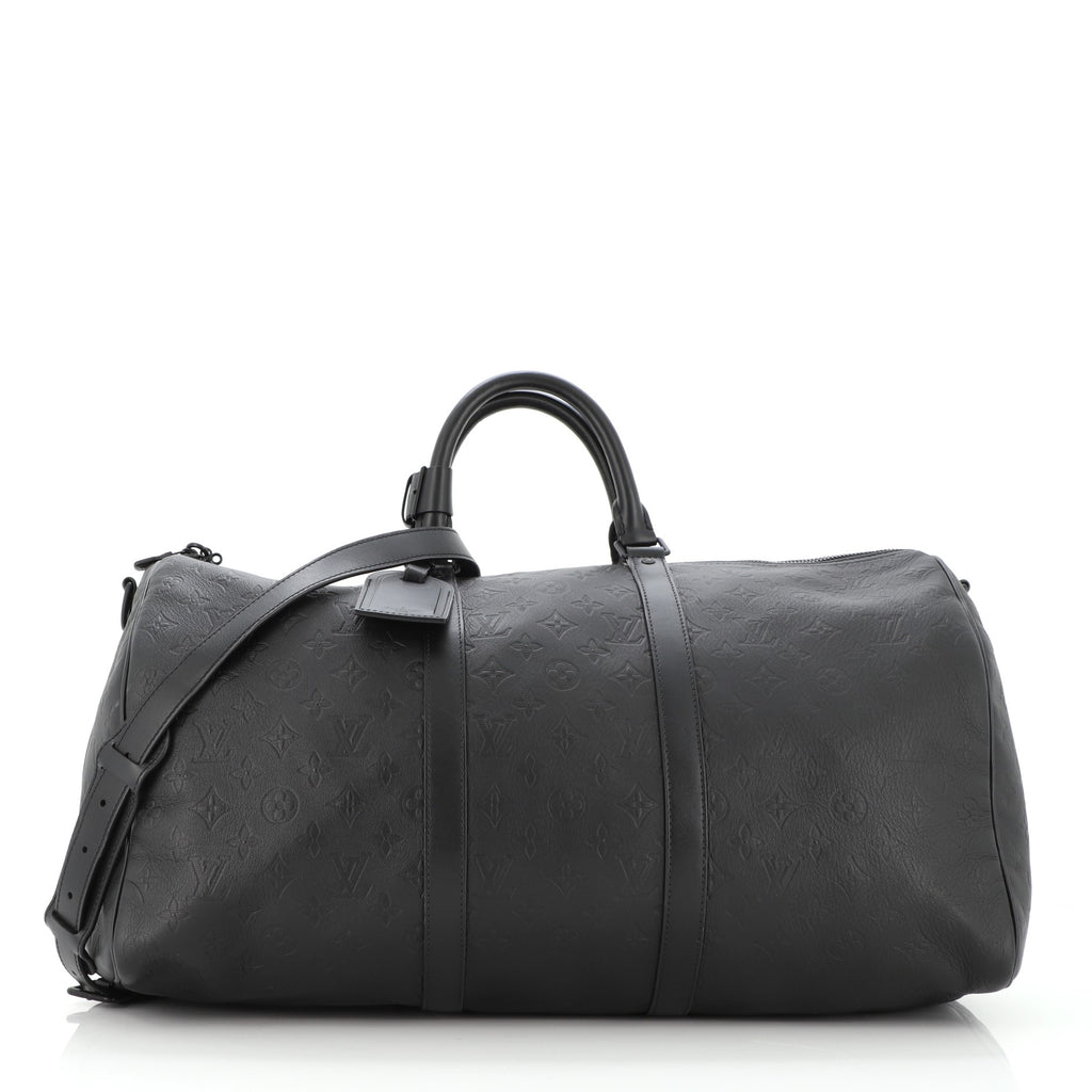 Louis Vuitton Damier Infini Keepall Bandouliere 55 - Black