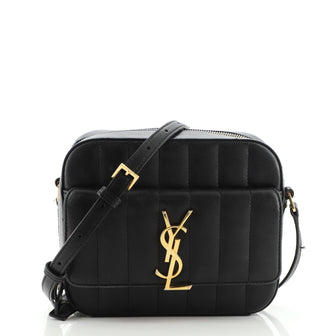 Saint Laurent Vicky Camera Bag Vertical Quilted Leather Medium