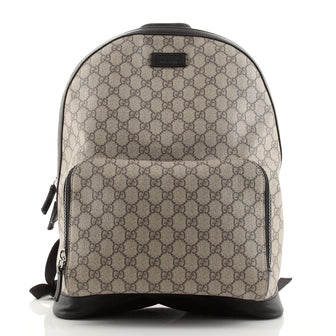 Gucci Zip Pocket Backpack GG Coated Canvas Medium