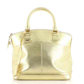 Louis Vuitton Suhali Lockit Handbag Leather PM
