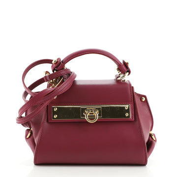 Salvatore Ferragamo Sofia Satchel Leather Mini