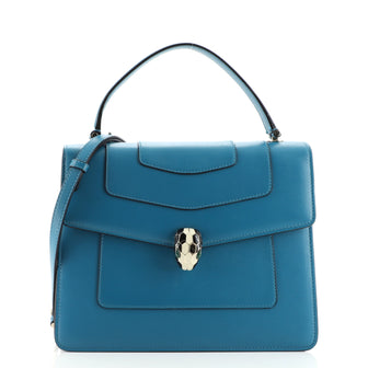 Bvlgari Serpenti Forever Top Handle Bag Leather Medium