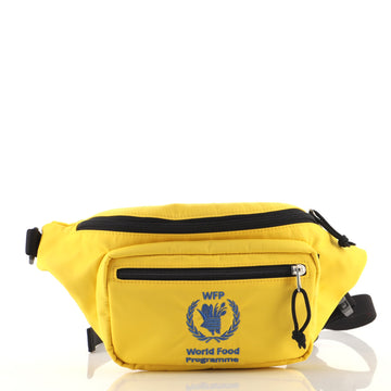 Balenciaga World Food Programme Waist Bag Embroidered Nylon