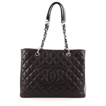 Chanel Grand Shopping Tote Quilted Caviar
