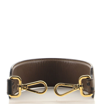 Fendi Mini Strap You Short Shoulder Strap Zucca Embossed Leather