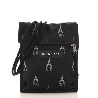 Balenciaga Explorer Strap Pouch Printed Nylon Mini