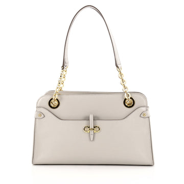 Salvatore Ferragamo Lysa Shoulder Bag Saffiano Leather Small