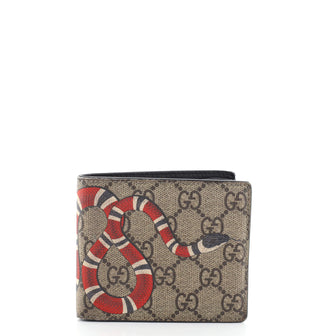 Gucci Bifold Wallet	 Printed GG Coated Canvas