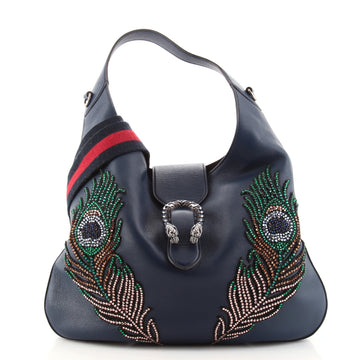 Gucci Dionysus Hobo Embroidered Leather Large