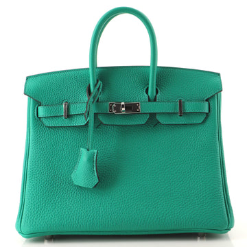 Hermes Birkin Handbag Verso Togo with Palladium Hardware 25