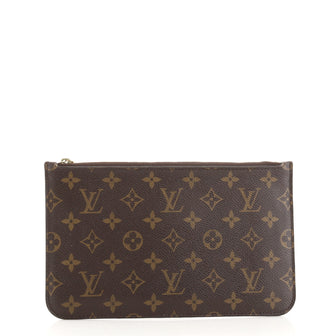 Louis Vuitton Neverfull Pochette Monogram Canvas Large