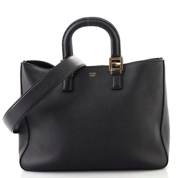 Fendi Selleria FF Handle Tote Leather Medium