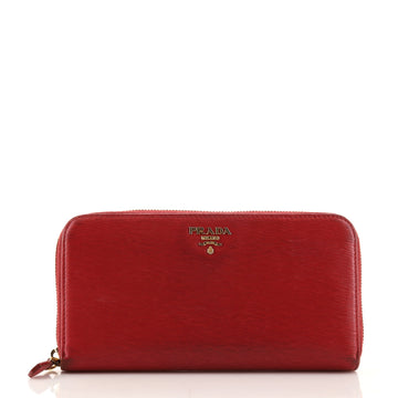 Prada Zip Around Wallet Vitello Move Long