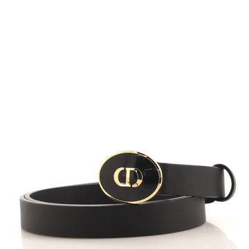Christian Dior Teddy D Belt Leather Thin