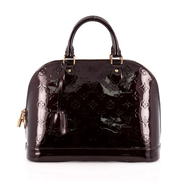 Louis Vuitton Alma Handbag Monogram Vernis PM