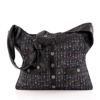 Chanel Girl Bag Tweed and Leather Medium