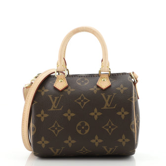 Louis Vuitton Speedy Bandouliere Bag Monogram Canvas Nano
