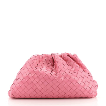Bottega Veneta The Pouch Intrecciato Leather Medium