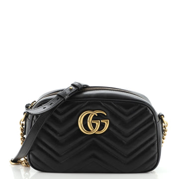 Gucci GG Marmont Shoulder Bag Matelasse Leather Small