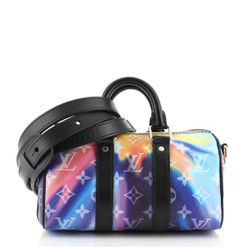 Louis Vuitton Keepall Bandouliere Bag Limited Edition Monogram Sunset Canvas XS