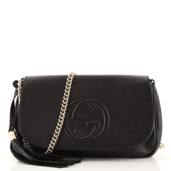 Gucci Soho Chain Crossbody Bag Leather Medium