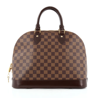 Louis Vuitton Alma Handbag Damier MM
