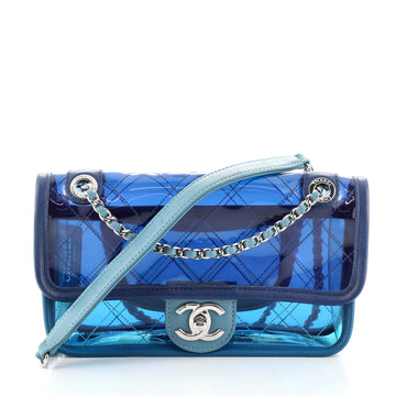 Chanel Coco Splash Flap Bag Quilted PVC With Lambskin Small