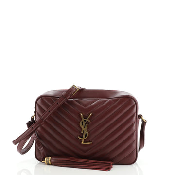 Saint Laurent Lou Camera Bag Matelasse Chevron Leather Small