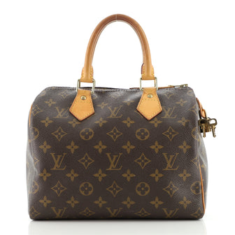 Louis Vuitton Speedy Handbag Monogram Canvas 25