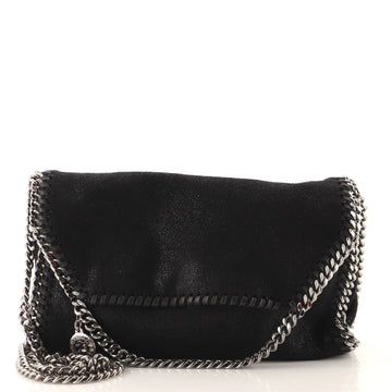 Stella McCartney Falabella Fold Over Flap Crossbody Bag Shaggy Deer Mini