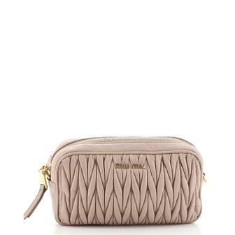 Miu Miu Convertible Belt Bag Matelasse Leather Mini