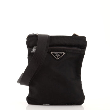 Prada Zip Messenger Bag Tessuto Small