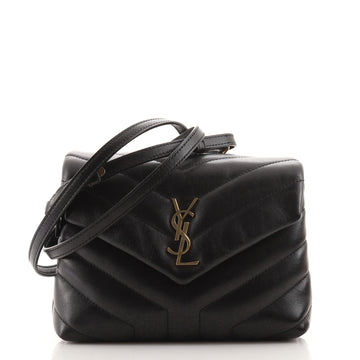 Saint Laurent LouLou Shoulder Bag Matelasse Chevron Leather Toy