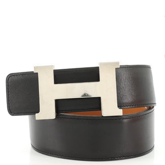 Hermes Constance Reversible Belt Leather Wide